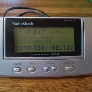 RadioShack Silver Phone Base / Caller ID Unit